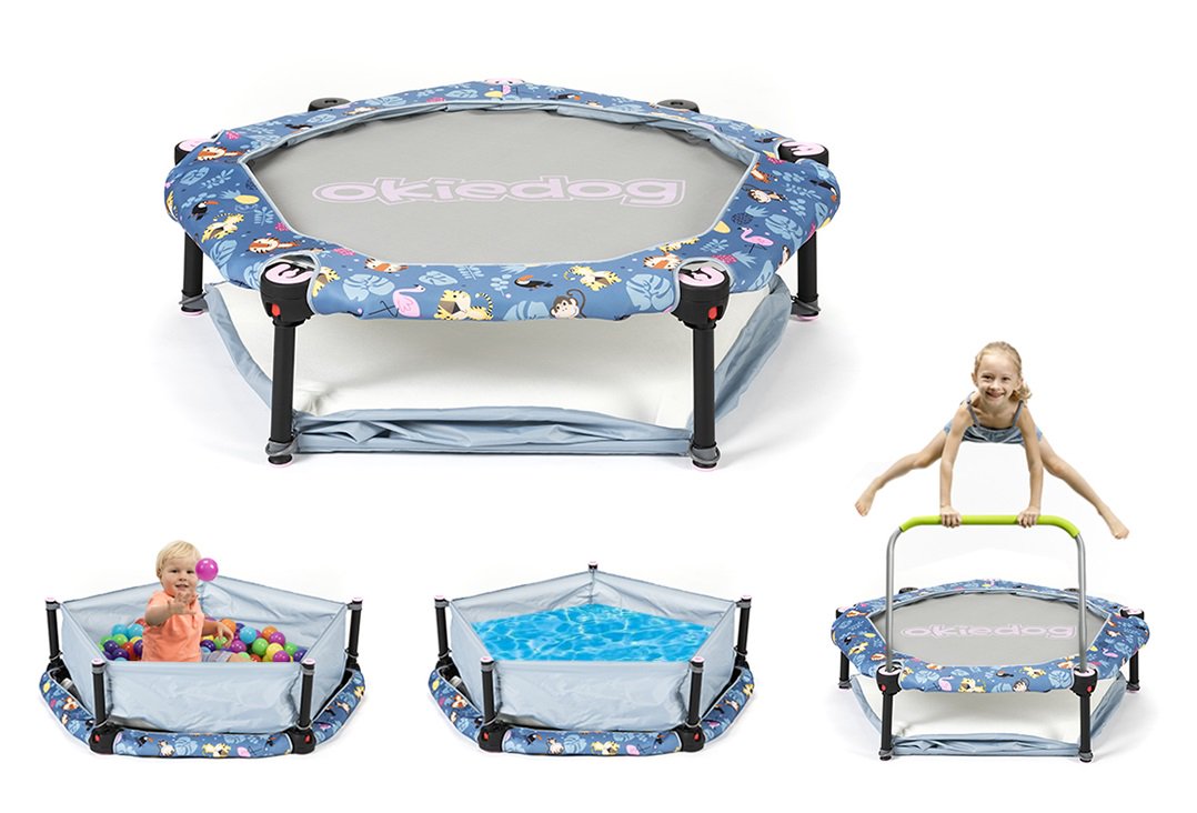 Multifunkční trampolína pro nejmenší 🥰 Skákání, koupání i míčky! Nic není problém ;) Vybírat můžete ze tří barevných provedení ♥ marimex.cz