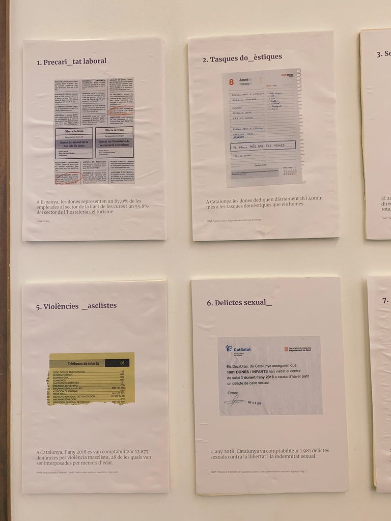 Companyxs!!! A la @TorreLaSagrera ja podeu visitar la Exposició que hem fet sobre les Discriminacions i violències envers les dones. Gràcies a totes les que hi han treballat i a la Torre pel seu suport. Seguim!!! Cap a la vaga!!!