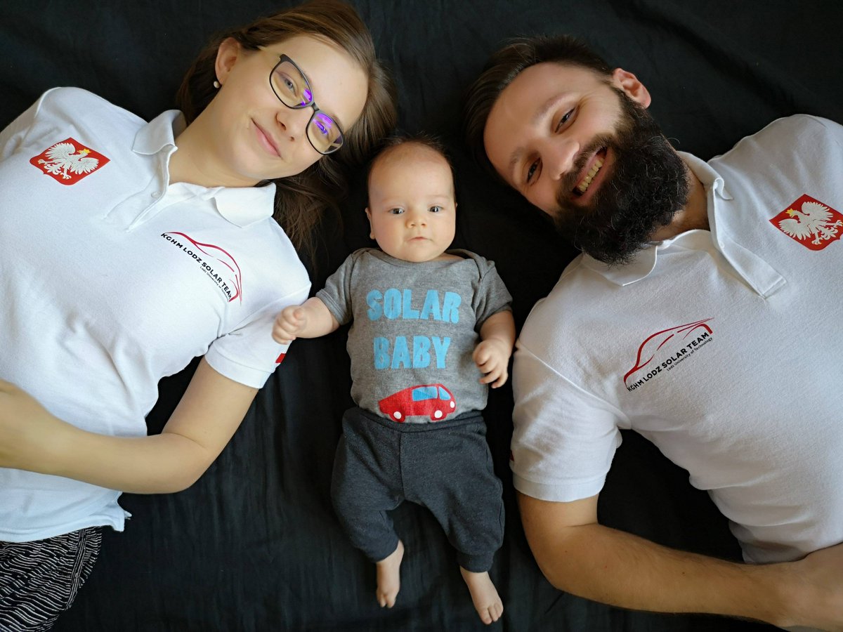 LodzSolarTeam's tweet image. #LodzSolarTeam is not only a #scientificproject. It is something more 🙂 We are a #family. And we have some #greatnews for you. Our family has  already grown👶👼

Welcome Ignacy in our #solarfamily😍
#Congratulations Ola and Paweł❤ 

#baby #solarisnow #solarbaby #BWSC #EV #Lodz
