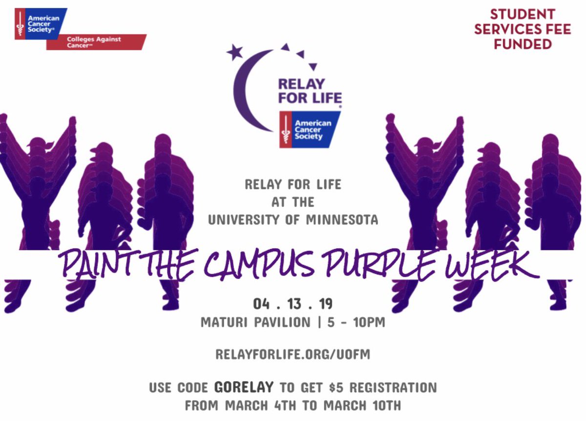 CAC at UMN (@umnrelay) on Twitter photo 