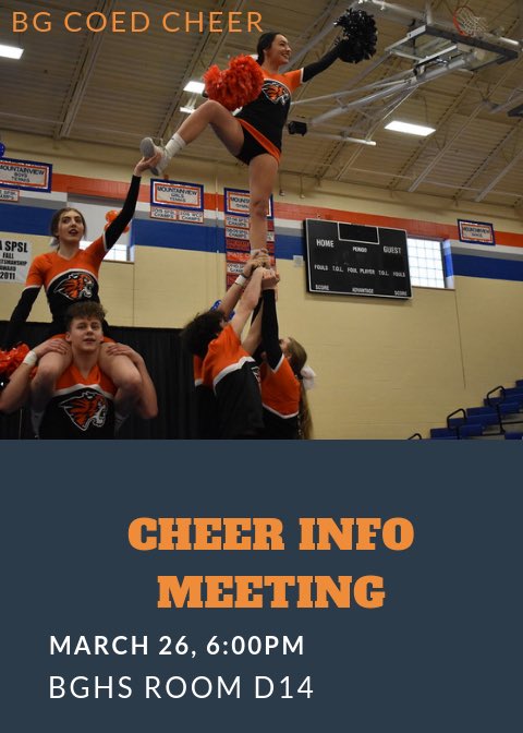BGHS Cheerleading tweet media