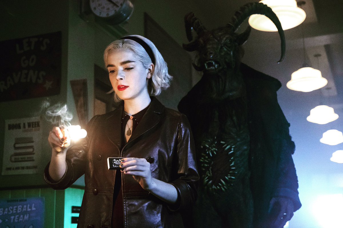 FilmnBreak's tweet image. Chilling Adventures of Sabrina 
Season 2 (5th April 2019) 
“The witches are coming”
#chillingadventuresofsabrina #sabrina #netflix #season2 #tvshows #witch #thechillingadventuresofsabrina2 @kiernanshipka