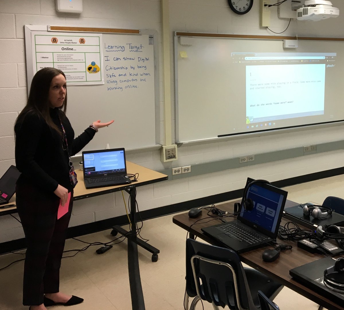 SGiese15's tweet photo. For #TechLabTuesday, @BrigidDux and I hosted a collaborative learning session with @FairhillES teachers. We shared ways to integrate @PearDeck so that lessons become classroom conversations and teachers can use student feedback to guide their instruction in real time. https://t.co/nlxUxdIVsa