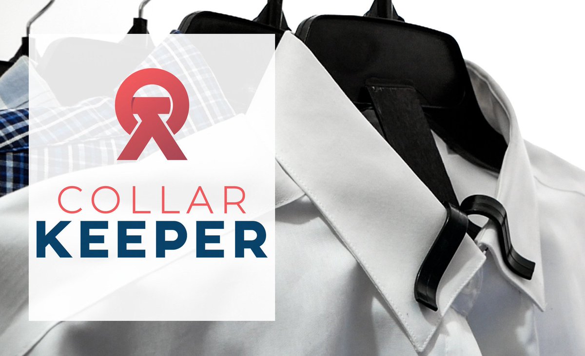 New invention! The <a href="/CollarKeeper/">CollarKeeper</a> eliminates the need to button the shirt on the hanger and keeps your collars neat! #CollarKeeper @HousewaresShow Booth 7371 #IHHSInventor2019 #IHHS2019
@innovationdivaz