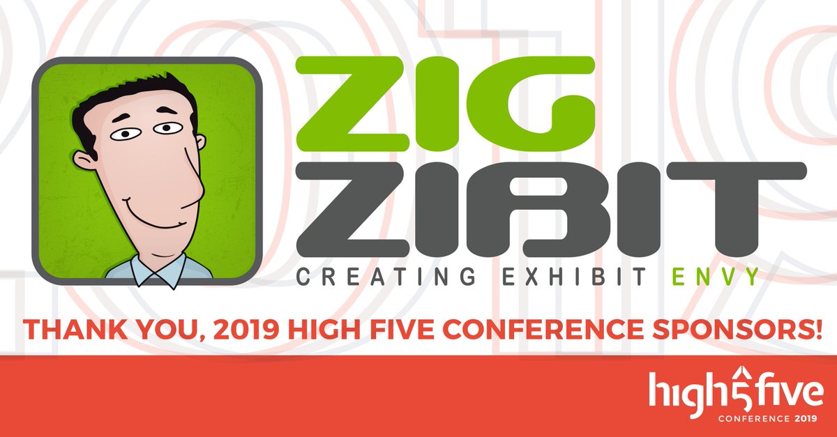 We're SO thankful for our 2019 #high5conf sponsors! 

<a href="/theodavisprint/">Theo Davis Printing</a> <a href="/wraldigital/">WRAL Digital Solutions</a> <a href="/ZigZibitInc/">Zig Zibit</a>