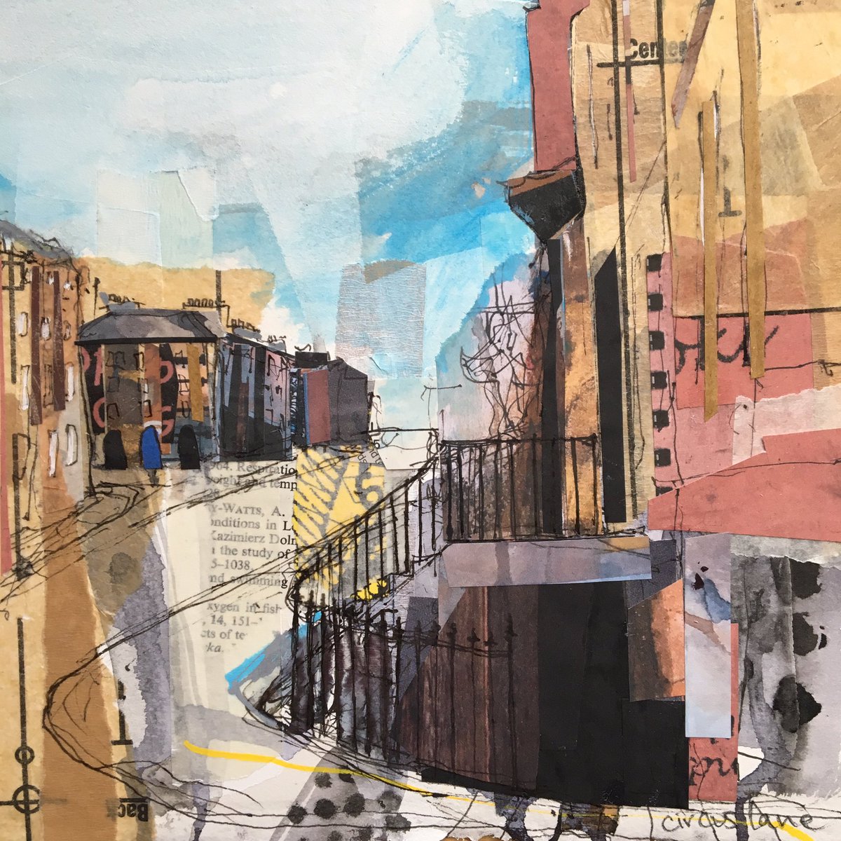 acowanart's tweet photo. These paintings are off to the Atelier Gallery in #Edinburgh today. #art #architecture #Scotland https://t.co/WnslPI6Mxe