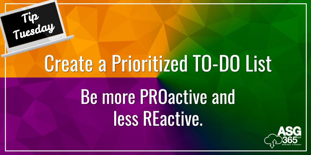 ASG_365's tweet image. Having a list of what you need to accomplish for the day or week can help reduce wasted time. #timesaver #organization #organizationaltools #todo