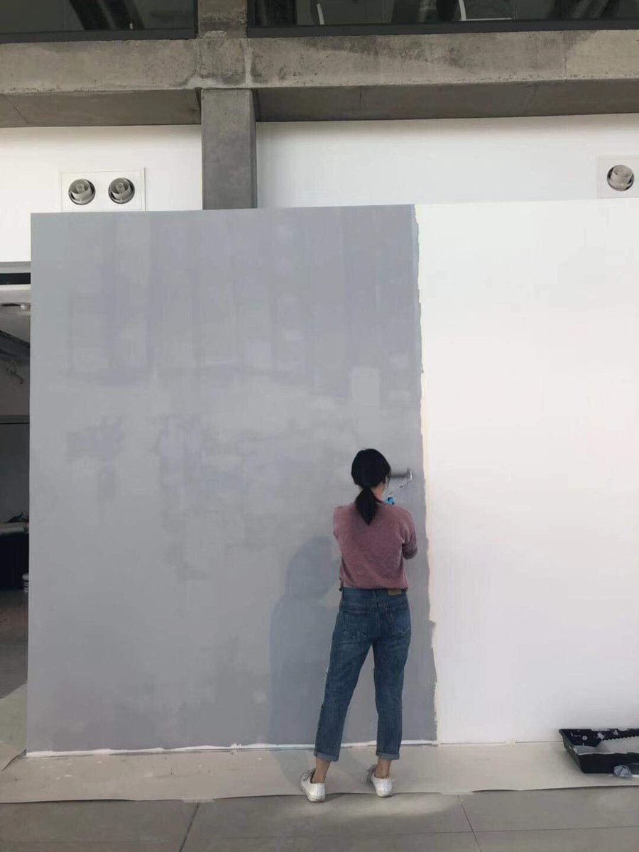 AmagsUol's tweet photo. Installation Day 1: Painting walls and preparing for the opening on Friday, 6-8pm @TheGalleryDMU
#OneSecondFeature @LeicsMusStud @DMUFineArt https://t.co/EDmtC4c8hP