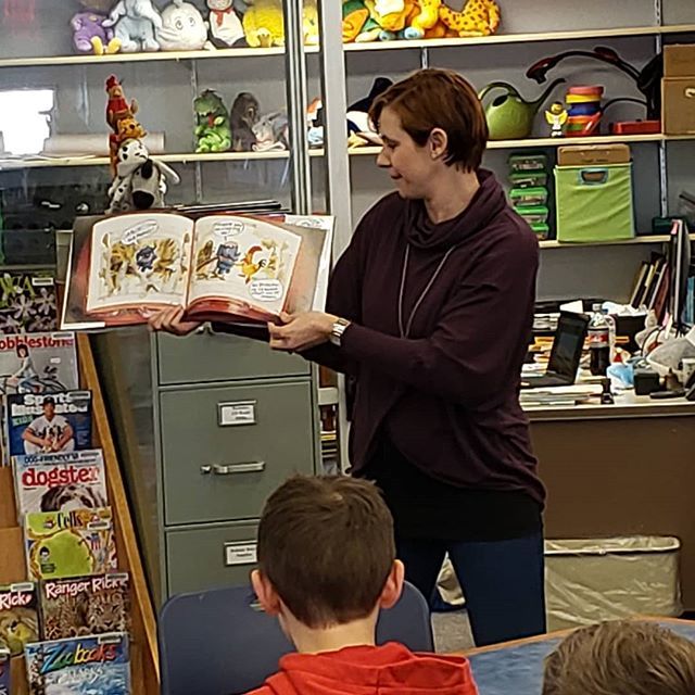 shimcirc's tweet photo. More great books! Interrupting Chicken and the Elephant of Surprise by @_davidezrastein being read to the fifth graders.
#shimeksharks #iccsdbookmadness #iccsdlibs https://t.co/toNSoz5fc7 https://t.co/PrmW1zWPNs