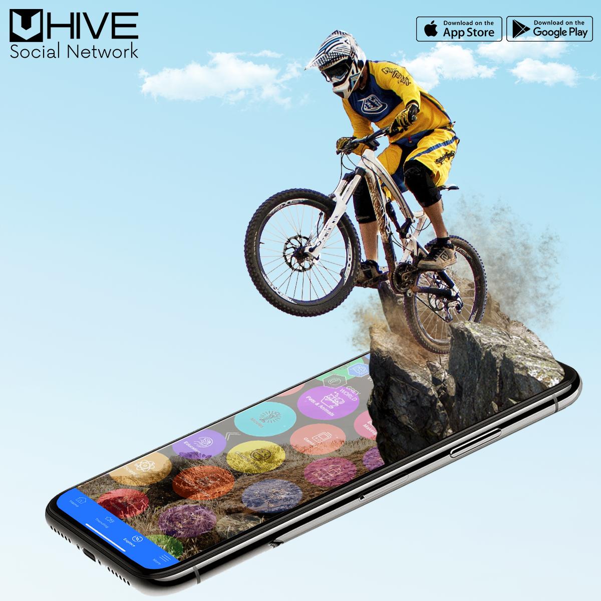 Are you the athletic type? Do you enjoy cycling ?

Create your space today under Sport interest. You never know, you might find a new cycling buddy!

Download UHive: uhive.com/download

#future #SocialNetwork #UHive #GreyWorld #CivilizedWorld #space #VR