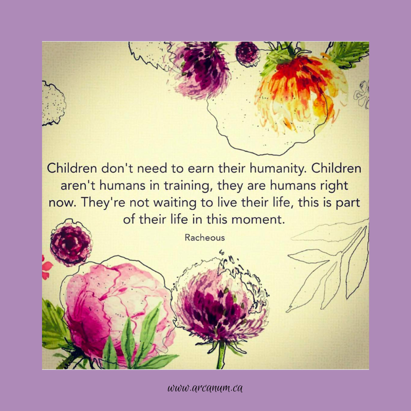 amcquinn's tweet photo. "Children don't need to earn their humanity." #humanrights #childrights #notwaitingtolive #inthismoment #childism #causesharm #attachmentparenting #serenityparenting #wholisticparenting https://t.co/PX3PO0kSPy
