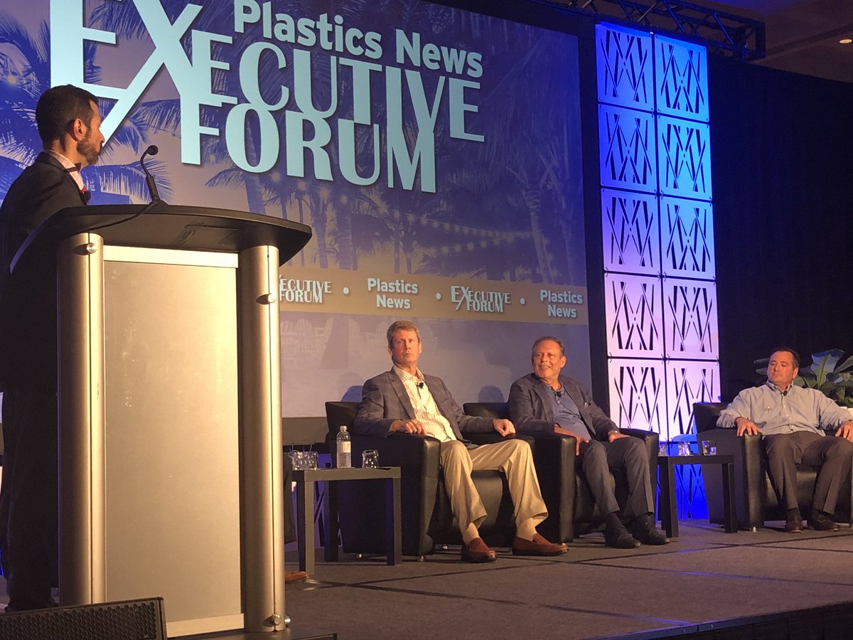 The Presidents’ Panel on Recycling discusses contamination rates, China’s Green Wall, freight costs and more. #PNExecutive19 <a href="/plasticsnews/">Plastics News</a> <a href="/KWPlastics/">KW Plastics</a>