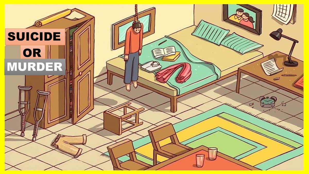 best_fact's tweet photo. Задача для студентов-криминалистов. Как вы считаете это убийство или суицид? 

Ретвит - убийство
Лайк - суицид https://t.co/BjNFkD9CUE