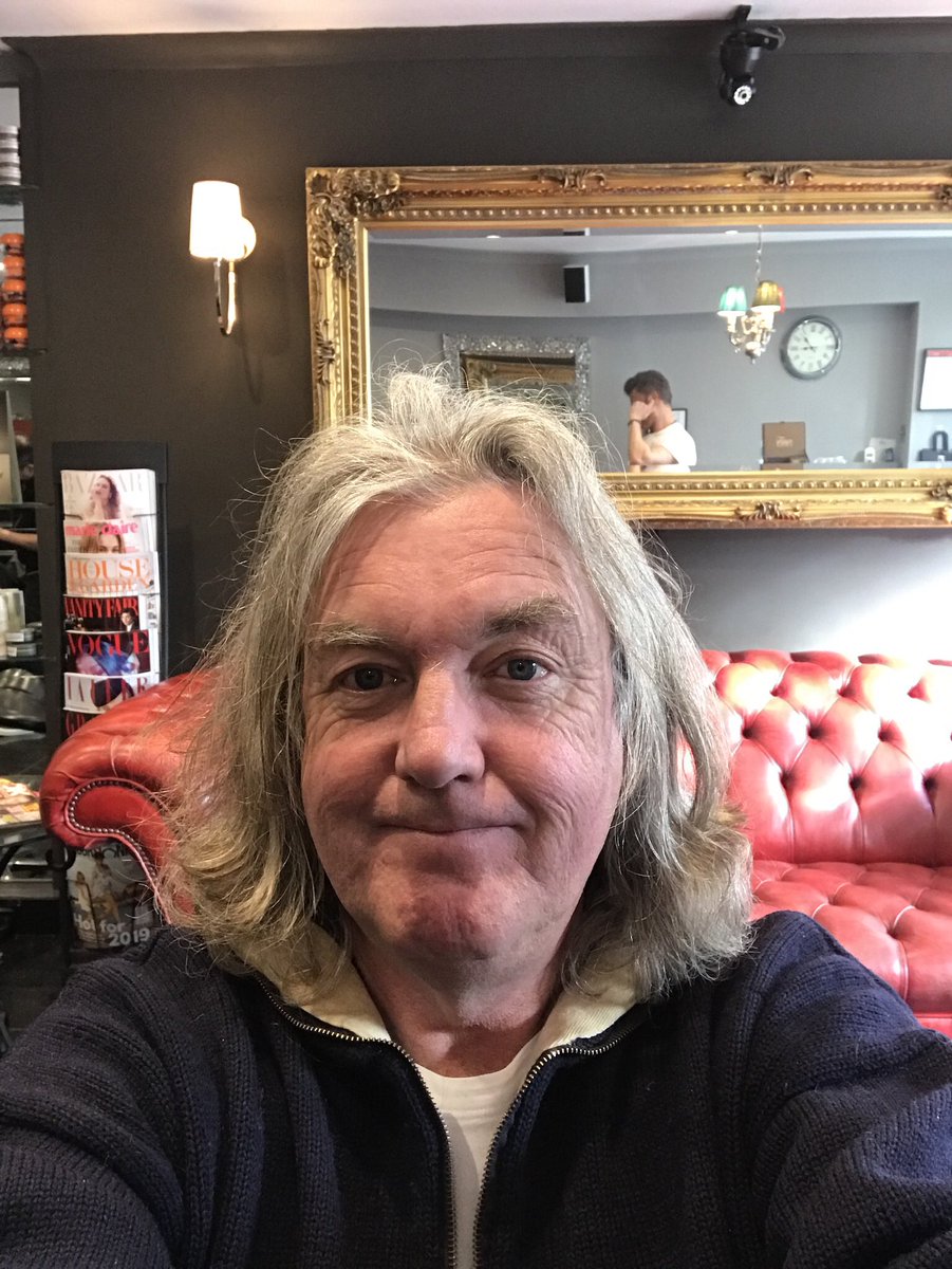 MrJamesMay's tweet image. Haircut before and after. Braced for abuse. @georgiou_luke