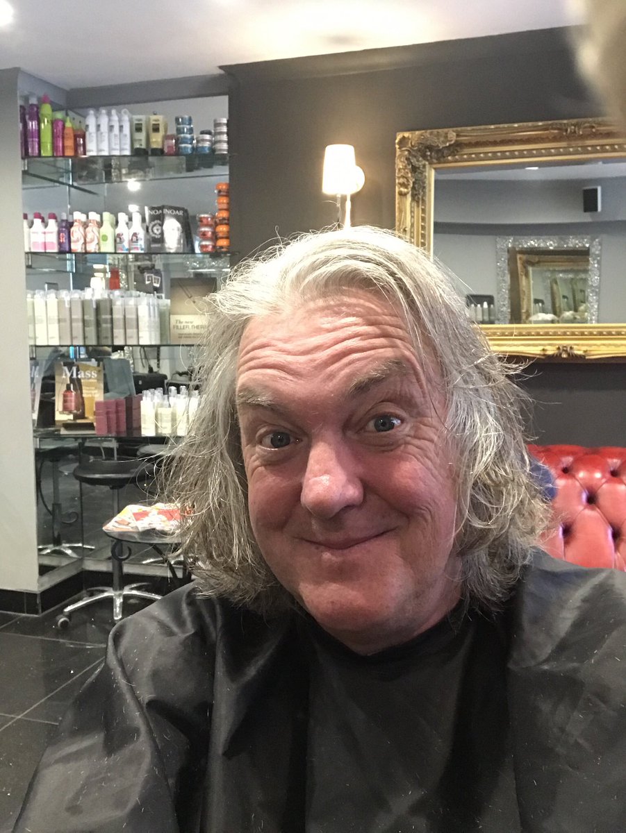 MrJamesMay's tweet image. Haircut before and after. Braced for abuse. @georgiou_luke