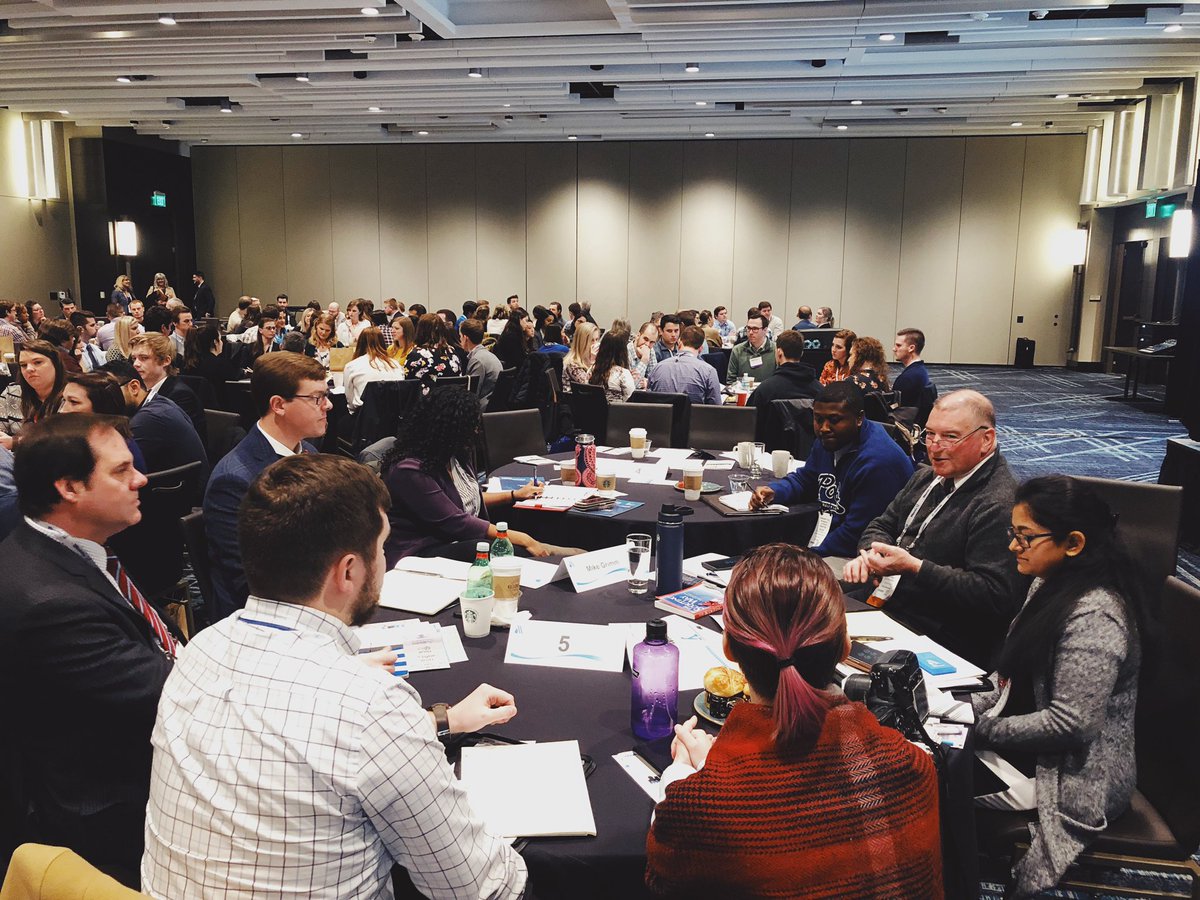 AshleyEWaldron's tweet photo. Michael Grimm, P.E. moderating our group during the “May the (Work)Force Be With You” workshop” and discussing what it takes to be a great #leader at the #waterYPsummit, a @awwa and @WEForg conference. #careeradvice #valueofwater #myroleinwater https://t.co/tsufUwF0hb