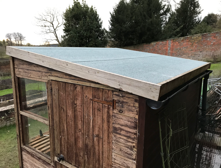 StonorPark's tweet photo. Winter is the time for doing repairs and upgrades. Recently we have been fixing the leaky shed roof while the weather is dry #stonor #garden #repairs #timetofix #sunisout #keepingdry #roofrepairs #manonaroof https://t.co/0OdPeTqj3f