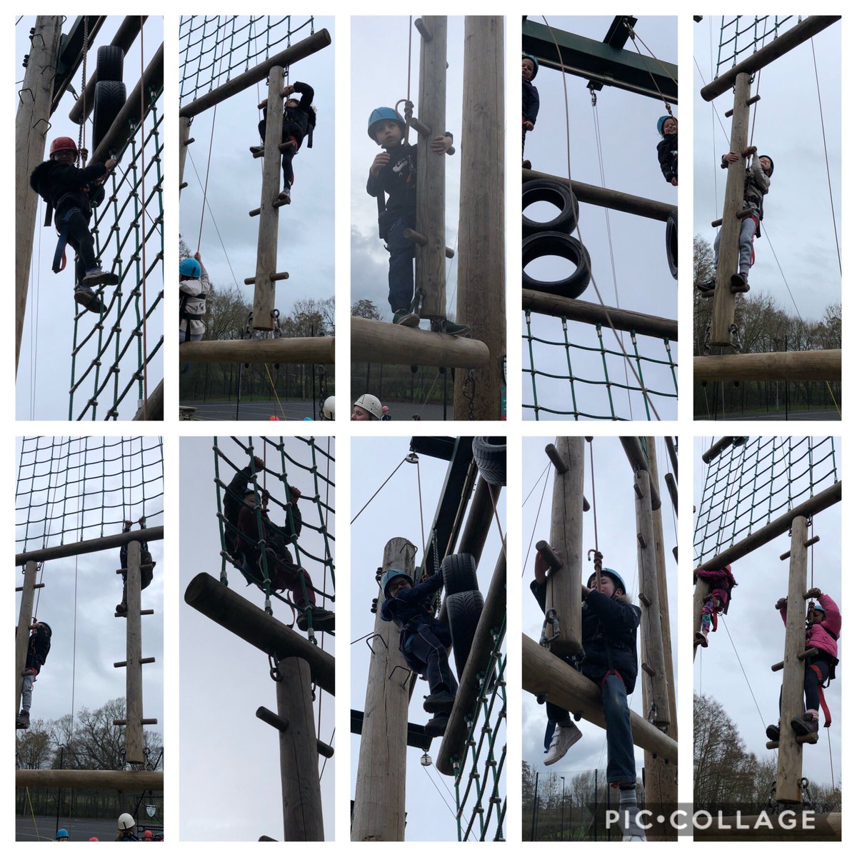 StBernsPrimary's tweet photo. Gladiators are you ready? 3, 2, 1 ... climb @condoverhall #gladiatorwall #Year3 #Residential https://t.co/K8KBvOOKjU