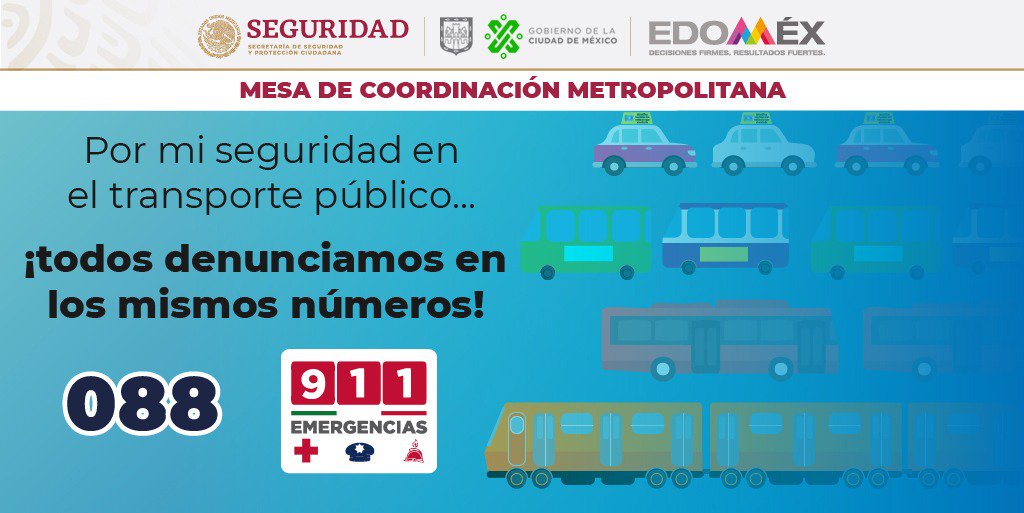 GobCDMX's tweet photo. Denuncia los actos ilícitos en el transporte público. ¡No te quedes callado! Solo así acabaremos con la delincuencia. #TransporteSeguro https://t.co/maVRWkGcJ3