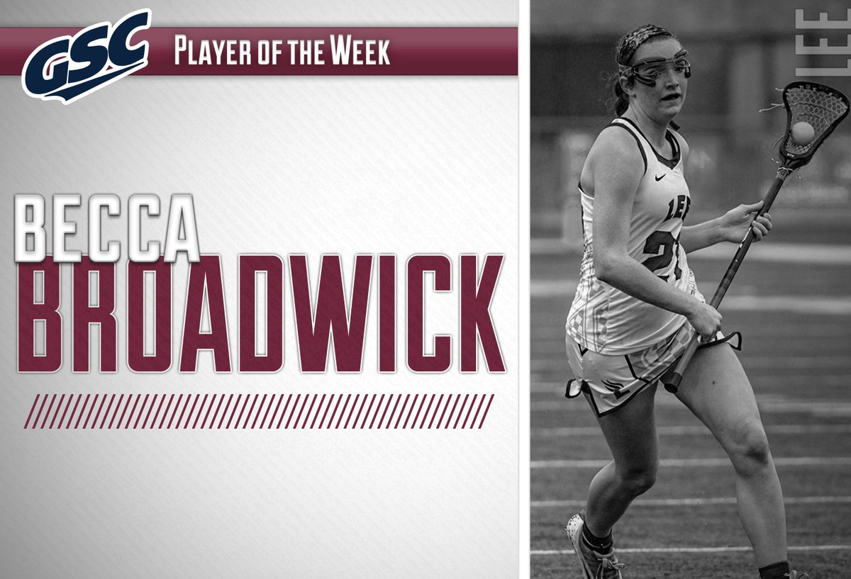 GulfSouth's tweet photo. #GSCLAX Player of the Week: Becca Broadwick, @LeeUFlames https://t.co/8dHVpsVhVY