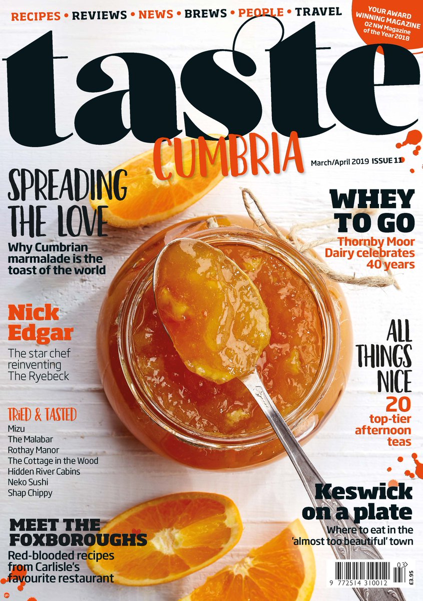 On sale today. Spread the love <a href="/MarmaladeAwards/">Marmalade Awards</a> <a href="/TheRyebeck/">The Ryebeck</a> @FoxboroughCA <a href="/ThornbyMoor/">Thornby Moor Dairy</a> <a href="/Cottage_in_Wood/">Cottage in the Wood</a> <a href="/rothaymanor/">Rothay Manor Boutique Hotel & Restaurant</a> <a href="/stayatmalabar/">The Malabar</a> <a href="/NekoSushiKendal/">Neko Sushi Kendal</a> <a href="/LDHotels/">Lake District Hotels</a> <a href="/shapchippy/">shapchippy</a> <a href="/KeswickTourism/">info@keswick.org</a> <a href="/hiddenrivercafe/">Hungarian wine cellar UK</a>