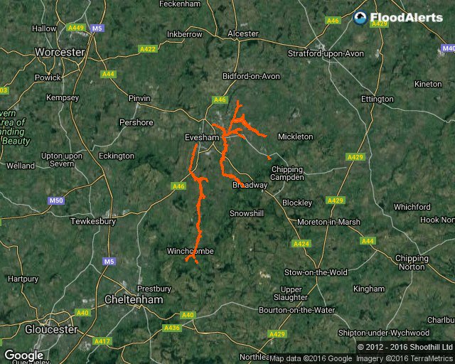 FloodAlerts_GLS's tweet photo. Flood Alert, 4:58PM 05/03/2019, Rivers in South Worcestershire, https://t.co/yhoGDex128 #floodaware https://t.co/IuyVTBLGH1