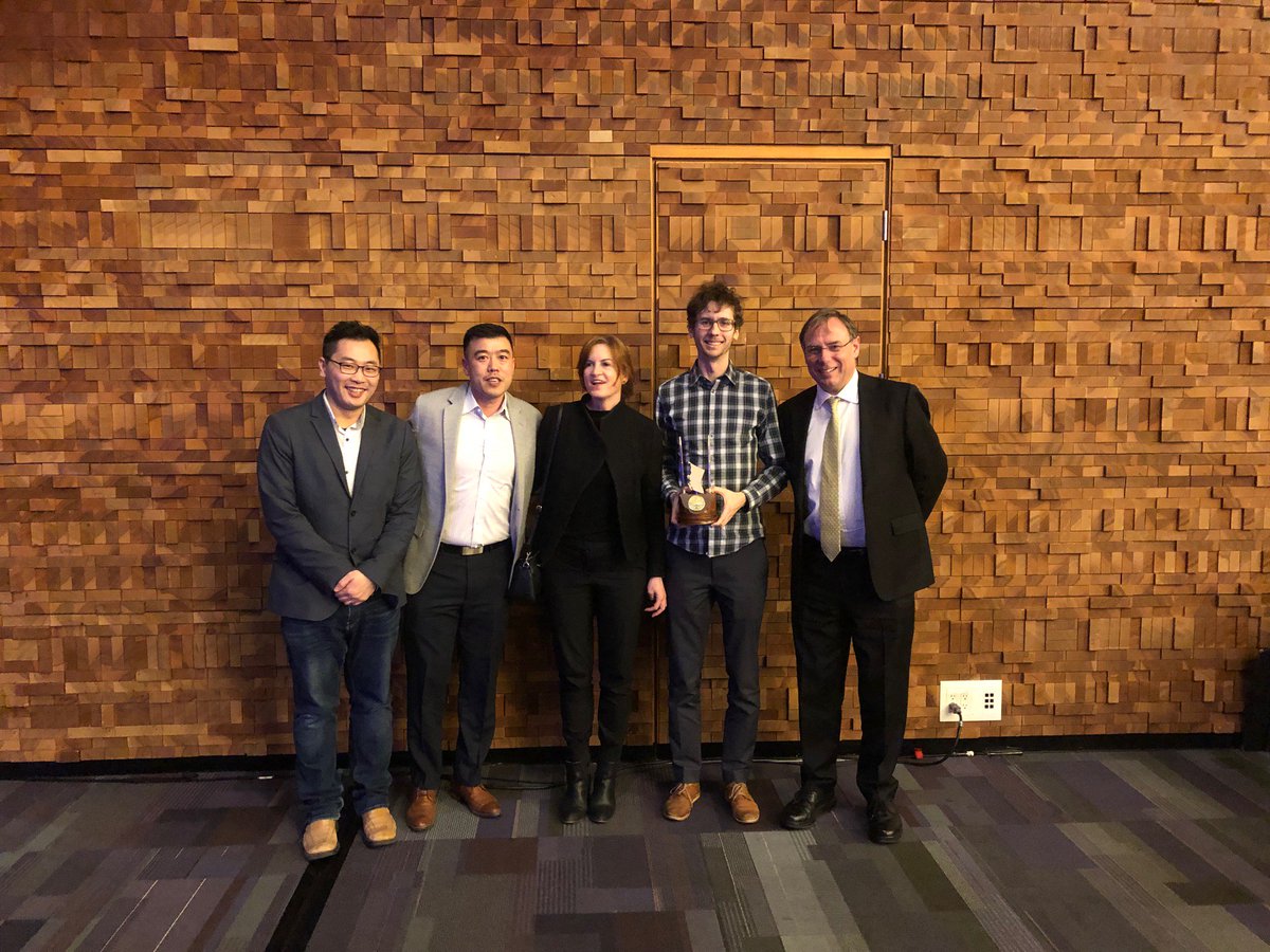 JamesDeanAPSC's tweet photo. Congratulations to Annalisa Meyboom and team who won the Jury’s Choice award at the BC Wood Design Awards tonight for the Wanderwood Installation. @UBCSALA @ubcappscience @forestrydean #ubc https://t.co/qsfZwLIAtU