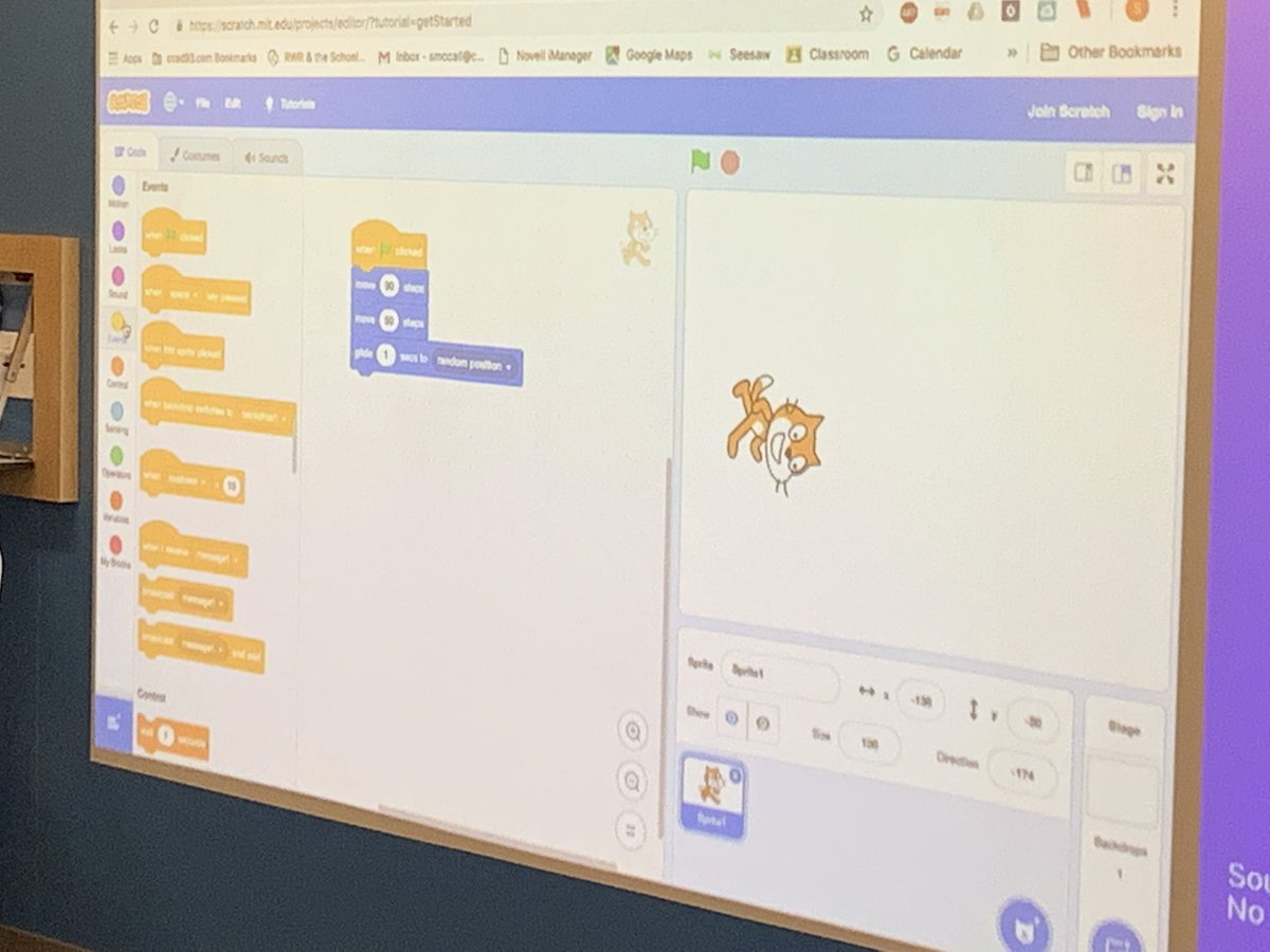 MsSarno93's tweet photo. First day of some coding fun with @SandyMcCall17 in the @RoyDeShaneIC! #spikestyle #ccsd93 @RDPrincipalD93 https://t.co/6gcXEyQzUN