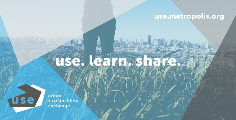 metropolis_org's tweet photo. The #PolicyTransfer platform becomes USE!
It's brand new website hosts 500+ case studies and city makers promoting urban sustainable development around the world. https://t.co/iQleVO2mh5
#useMetropolis #useLearnShare https://t.co/mcq5jLFqei
