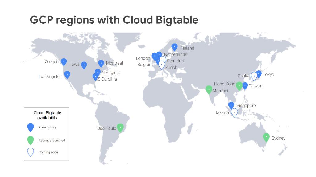 Create, replicate, and access data among global locations with Cloud Bigtable’s replication capabilities. Learn more → cloud.google.com/blog/products/…