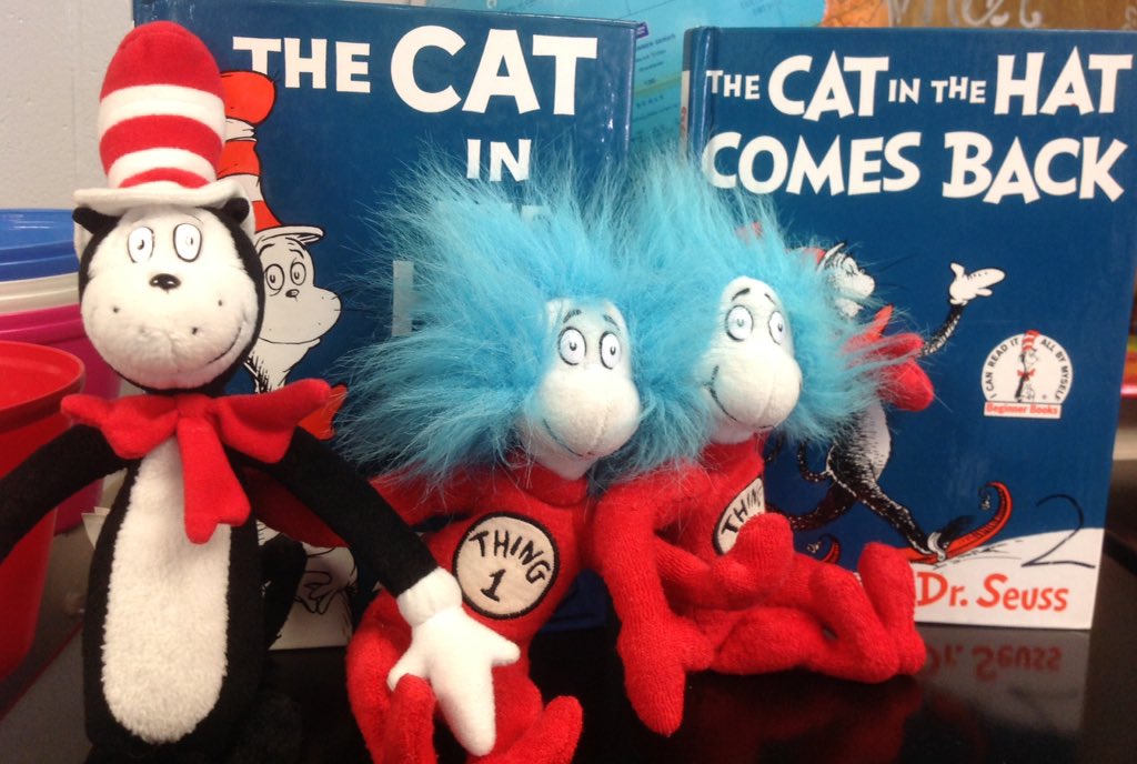 MrsGregg1st's tweet photo. We kicked off our month of Dr. Seuss with The Cat in the Hat and The Shape of Me and Other Stuff @NMPrincipal #Seuss #readacrossamerica2019 https://t.co/TEbMcQcEZG