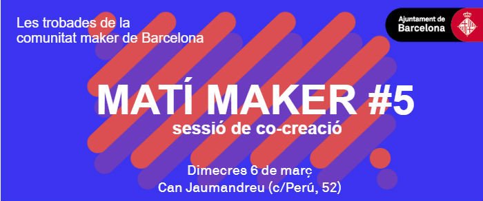 barcelona_cat's tweet photo. 👩💻 Ets membre de la comunitat 'maker' local? Tens una cita amb els #matinsmaker!
📅 El 6/3 ens tornarem a trobar per intercanviar idees i definir el futur 'maker'. Vine a dir-hi la teva!
⌚️ 9.30 h
📍 InnoBa
👉 Inscripcions: https://t.co/IhAhGEWe23 https://t.co/9eDuhGfxnt