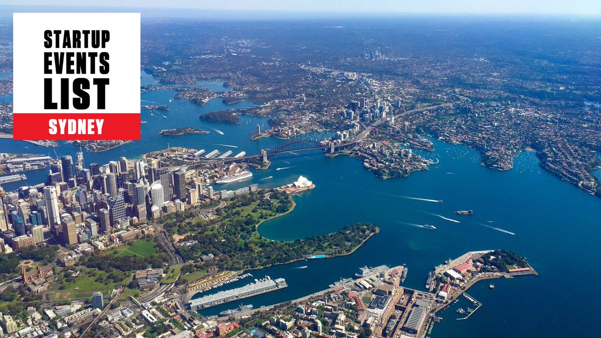 Startup Events List - Sydney tweet media