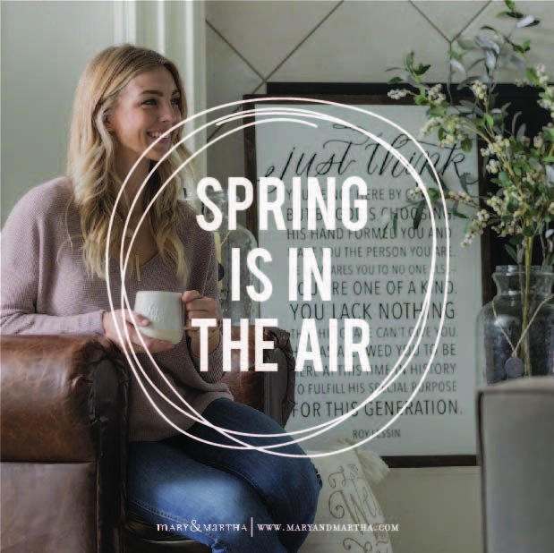 GatheringswMeg's tweet image. Spring is in the air! Fill your home with Scripture and joyful decor that will inspire everyone who enters your home.

Shop Online Now: bit.ly/MaryMarthaCata…
#GatheringsWithMeg #ShopSpring #SpringisintheAir #SpringDecor #HomeDecor #Inspiration