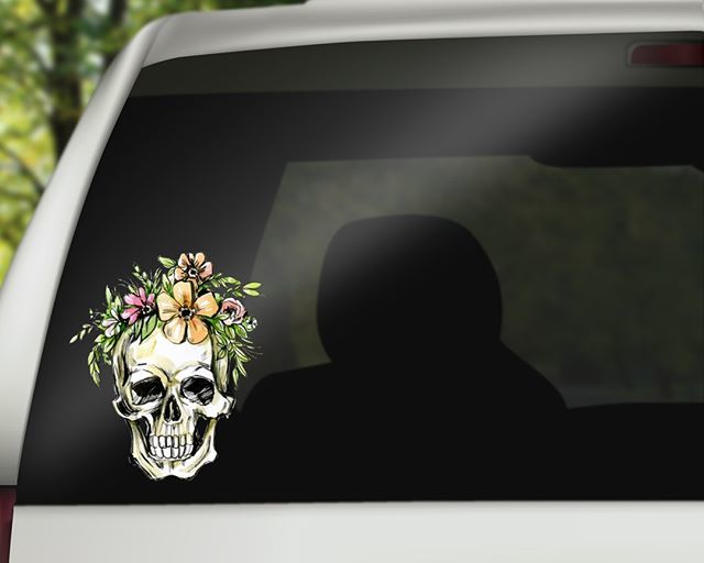 RebelsRosesShop's tweet image. Who loves skulls? Check out our brand new floral skull decals! Perfect for your car or laptop these printed skulls are rockin' bit.ly/2NIxtxq #skulls #skulldecal #skullstickers #vehiclegraphics #carstickers #skulldecor bit.ly/2H21zvc