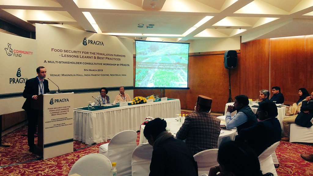 Alex Kirkwood of @Pragya_UK spoke about collaborative partnership with @PragyaNGO India as part of @TNLComFund supported initiative on #FoodSecurity for farmers in the #Himalayas and his observation from monitoring visits on key achievements and way ahead.