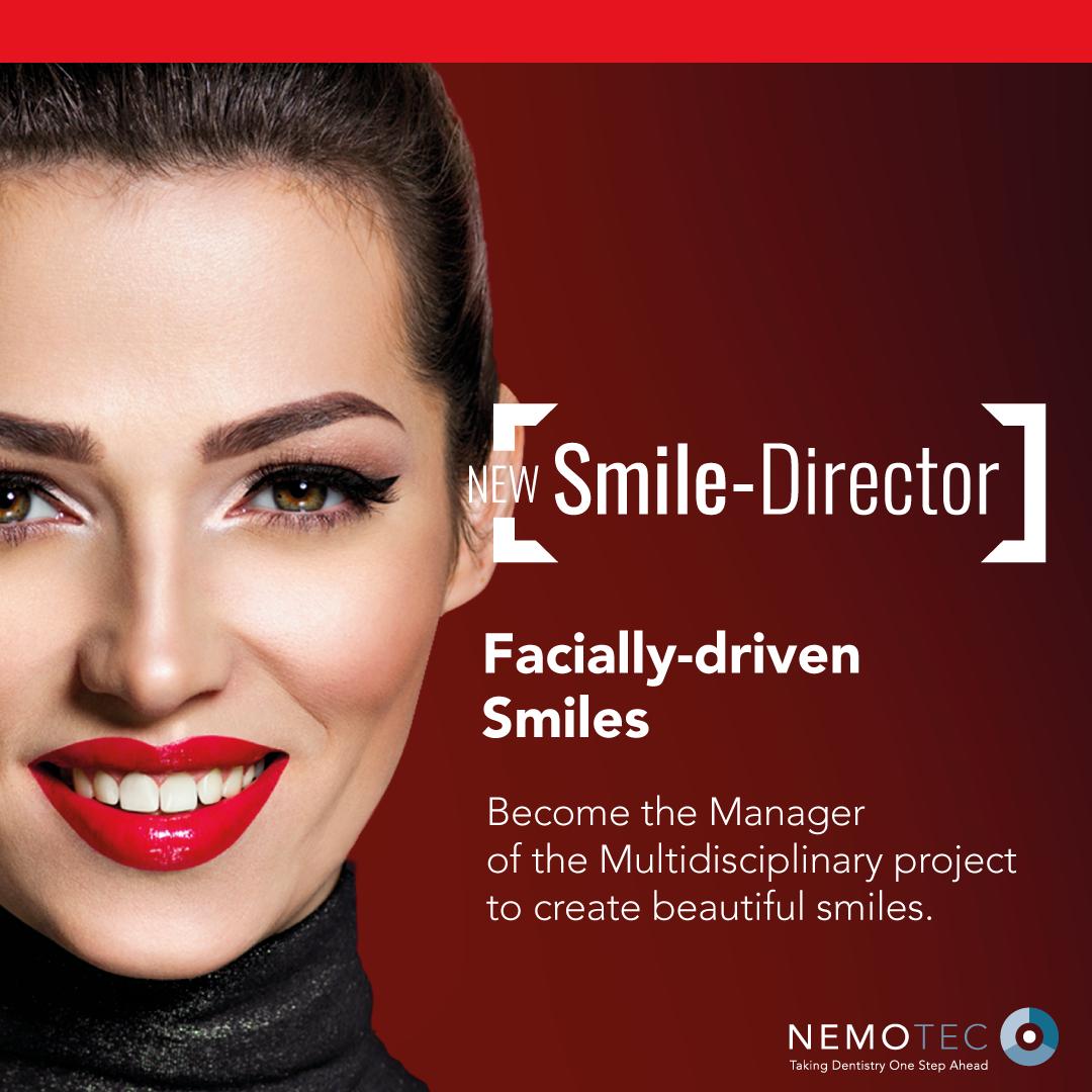 Nemotec (@nemotec) on Twitter photo NEW SMILE_DIRECTOR - Facially-driven Smiles
Orthodontist, now you can be the director of the smiles of your patients and direct the multidisciplinary project of them!
Want more information?
Send an email to: info@nemotec.com and request an online demo of our software. NEW SMILE_DIRECTOR - Facially-driven Smiles
Orthodontist, now you can be the director of the smiles of your patients and direct the multidisciplinary project of them!
Want more information?
Send an email to: info@nemotec.com and request an online demo of our software.
