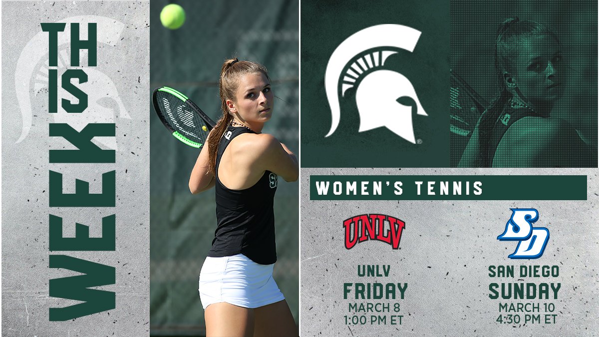 MSU_WTennis's tweet photo. Our spring break trip features 2⃣ matches in Las Vegas!

#GoGreen 🎾 https://t.co/WywEmGWsk0