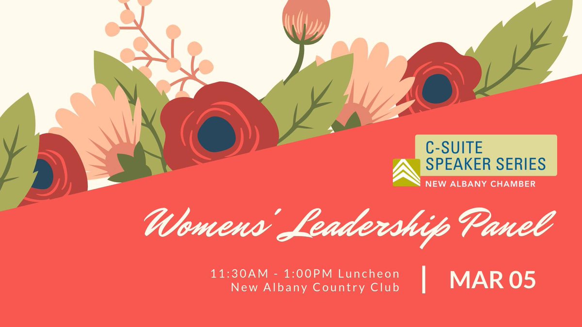 therealspada's tweet photo. Supporting @NewAlbanyChambr today listening to inspiring speakers.  #leadership #WomensDay #csuite https://t.co/XINTfl2v5M