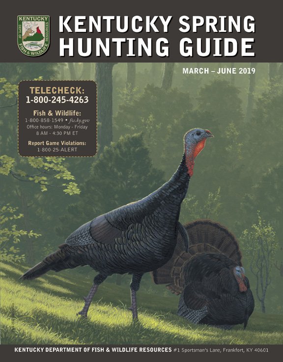 kyfishwildlife's tweet photo. 2019 SPRING TURKEY HUNTING GUIDE -- https://t.co/0MazoelFtj
Note that changes from last year appear in blue text. #HuntKY #myKYoutdoors https://t.co/YuU7MRWMDL
