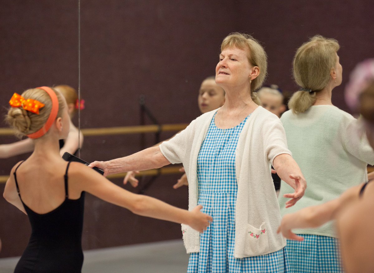 CPYBallet's tweet photo. Over the years, Marcia has shaped the hands of thousands of students. Thank you for sharing your photos, memories and support with us 💜#CPYBstrong
.
.
.
📸 Rosalie O’Connor Photography 
#CPYB #MarciaDaleWeary https://t.co/LT5pM5EMAA