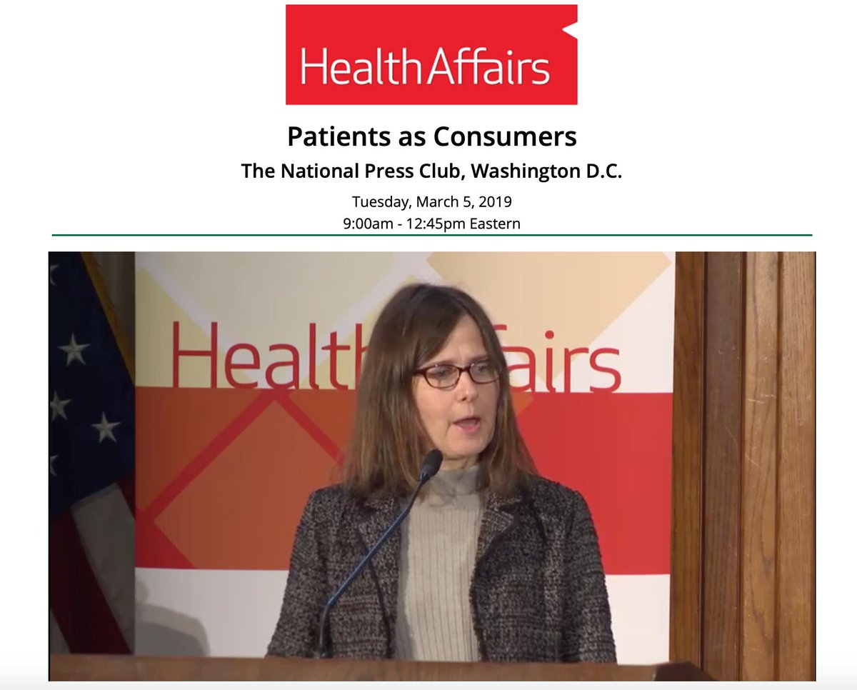 StanfordHP's tweet photo. .@StanfordMed's Kate Bundorf presents research @Health_Affairs briefing on the patient as consumer. "We wanted to develop a patient-centered tool to help people choose among health insurance plans," she says of the CHOICE #Medicare algorithm. https://t.co/Sm5GRmjGJL #hcconsumer https://t.co/edbl2FZ5UV