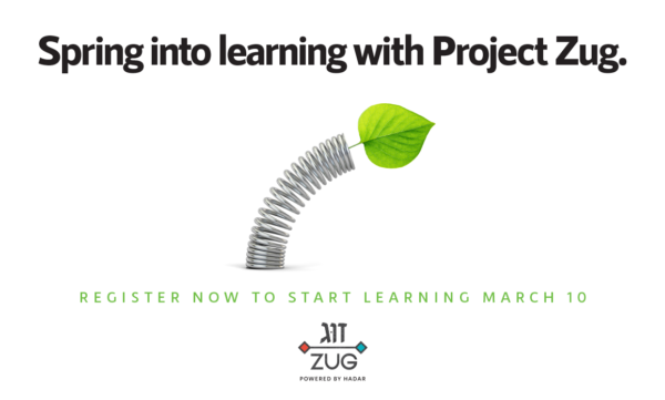 covenantfn's tweet photo. Don't miss the chance to learn anytime, anywhere with @HadarInstitute's online learning platform, Project Zug! Sign up for the next cycle that begins March 10th: https://t.co/OCKXEE8ngr https://t.co/MlCZftyqUr
