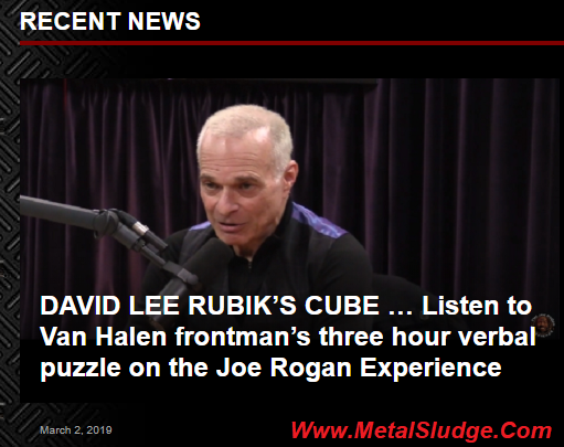 cskkdfgr's tweet photo. DAVID LEE RUBIK’S CUBE ... Listen to @VanHalen frontman’s three hour verbal puzzle on the @joerogan Experience @DavidLeeRoth #DaveRoth #DLR #VanHalen #JoeRogan #Jump #EverybodyWantsSome @MetalSludge
https://t.co/jECNDCDzOp https://t.co/2hFZKf2D05