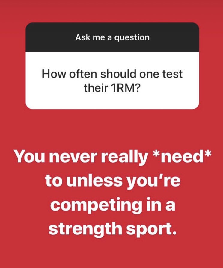EricCressey's tweet photo. Here’s one of the most important lessons that young strength coaches can learn. You don’t need to constantly test strength as long as you’re training for it and monitoring progress along the way. https://t.co/JIg8km4sM5 https://t.co/dVcqpIU3Y3