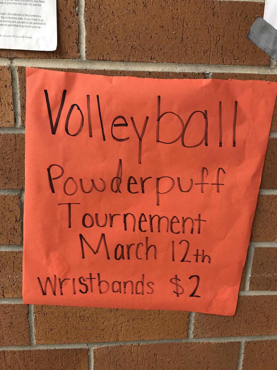 Get your volleyball tournament wrist band sometime this week! During lunch, 3/4 - 3/11🏐🏐 Only $2!!!! @TitanSGA411