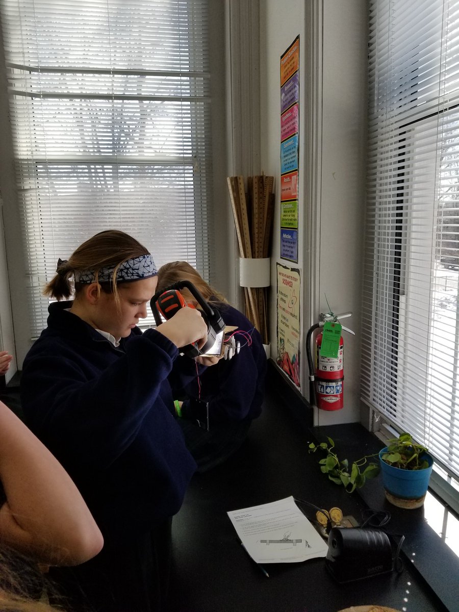 AcademySCI's tweet photo. The Eighth Class are currently engineering solar cars. Outdoor testing has been a challenge the past week so hopefully our need for solar radiation will spur on some spring weather.  @ash1818 https://t.co/OtPJFc6dpX