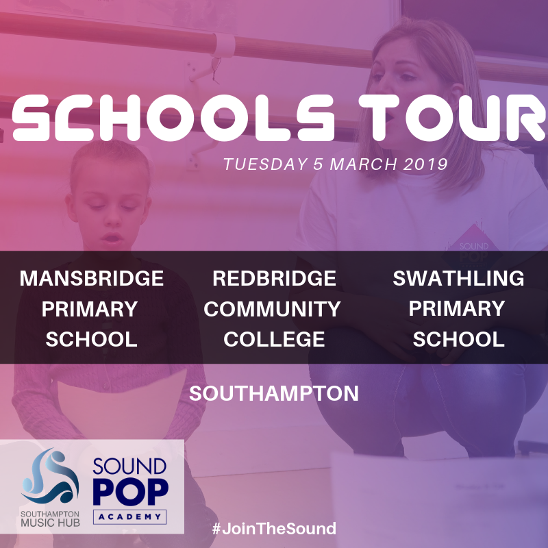 SoundPopAcademy's tweet photo. We’re visiting schools in Southampton and on the Isle of Wight over the next two weeks in partnership with @MusicHubSouth. Two days in and we’re blown away by the talent in the schools we’ve visited so far! #Springhill #Swathling #Redbridge #Mansbridge #RegentsPark #Hightown https://t.co/c6GOUHv5Xc