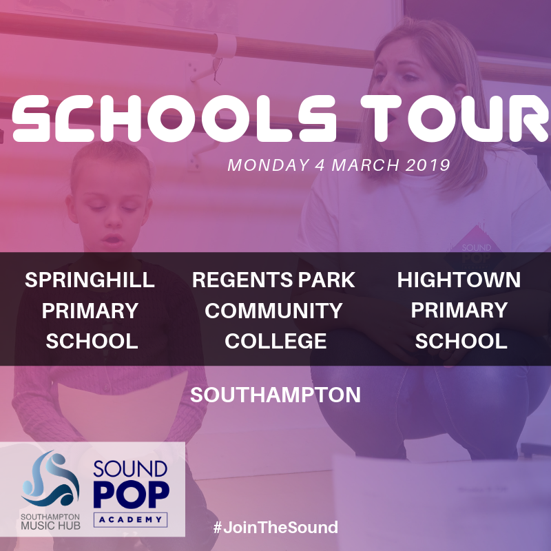 SoundPopAcademy's tweet photo. We’re visiting schools in Southampton and on the Isle of Wight over the next two weeks in partnership with @MusicHubSouth. Two days in and we’re blown away by the talent in the schools we’ve visited so far! #Springhill #Swathling #Redbridge #Mansbridge #RegentsPark #Hightown https://t.co/c6GOUHv5Xc