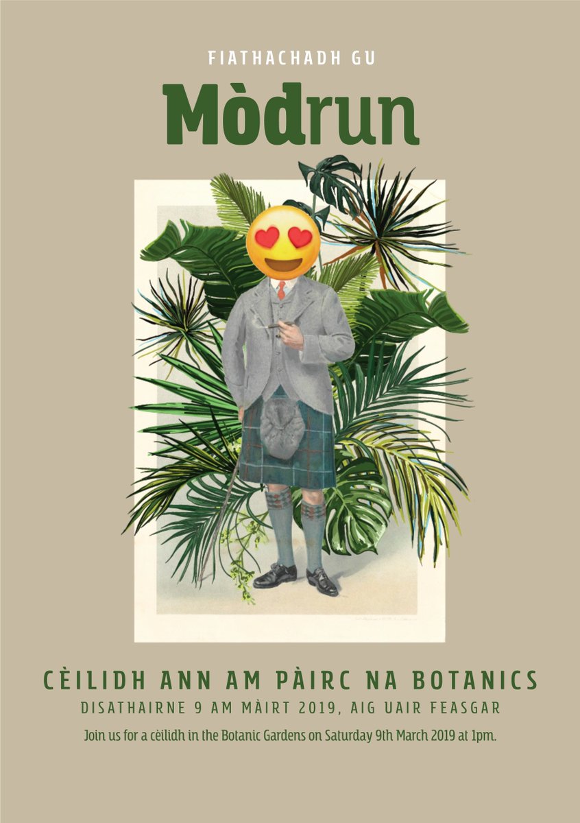 NationalMod's tweet photo. Abair tàlant a tha gu bhith a' nochdadh aig Mòdrun! Cèilidh ann am Pàirc na Botanics, Disathairne 9mh Màirt aig 1f.
Some great talent appearing at Mòd run. Head along to the ceilidh in the Botanic Gardens on Saturday 9th May at 1pm!
#modghlaschu #theroyalnationalmod #gaidhlig https://t.co/vFgCxNjPG6